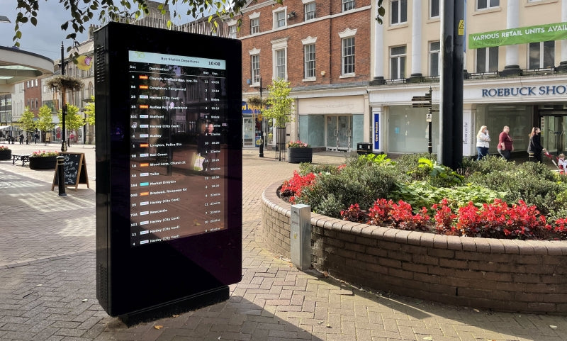 75" FREESTANDING OUTDOOR DIGITAL POSTER