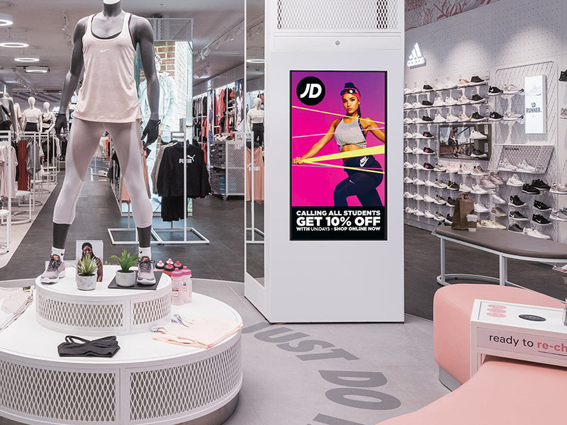 55" HIGH VIBRANCE ANDROID ADVERTISING DISPLAY