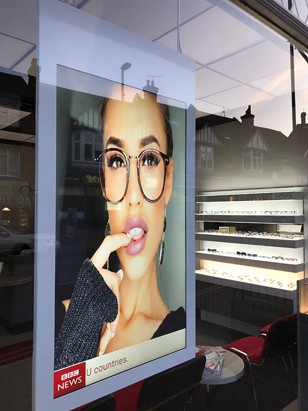 43" Hanging Double-Sided Window Display