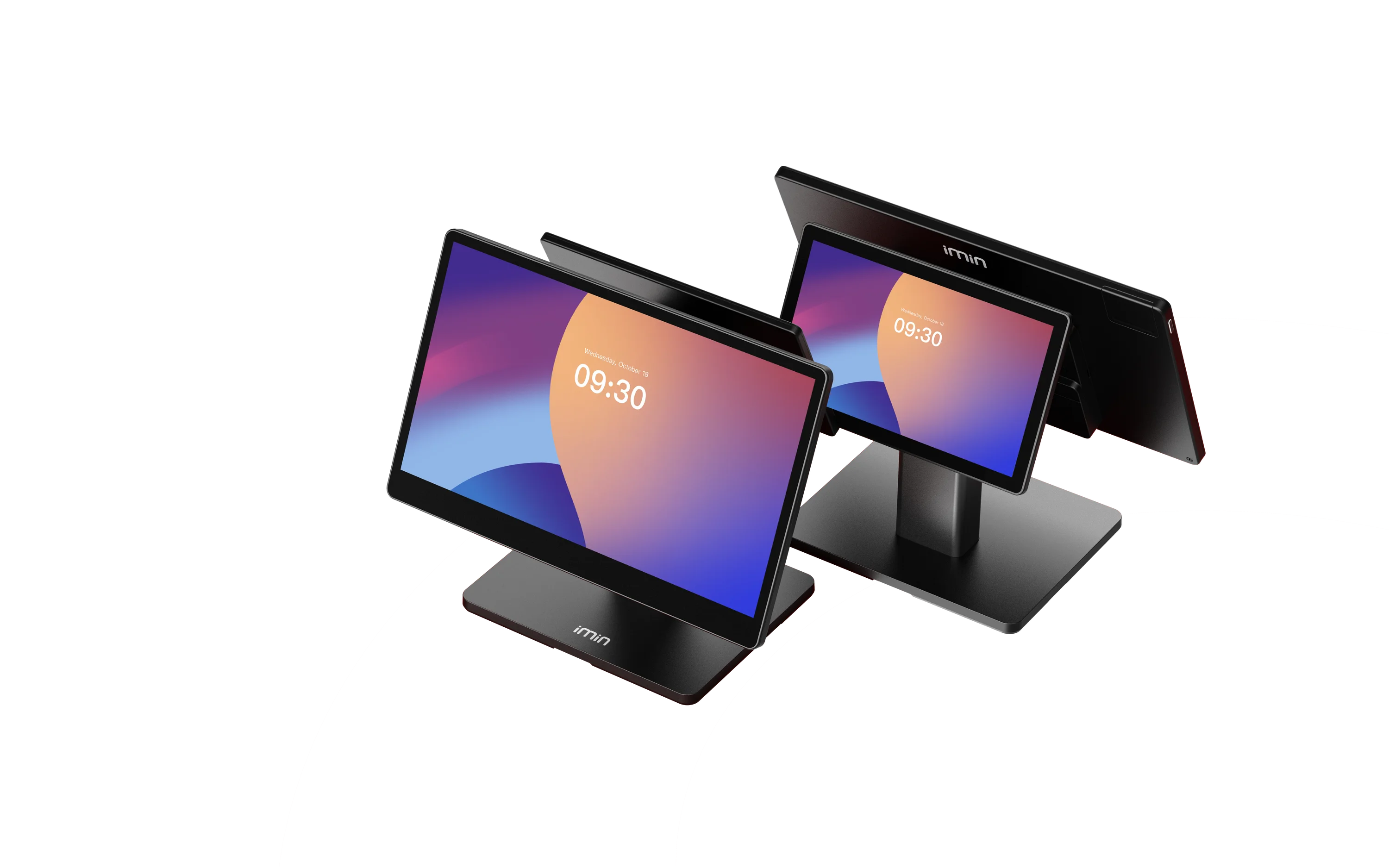 IMIN SWAN 2 ANDROID 13 8-CORE, 2.0GHZ 15.6"FHD+10.1"HD WIFI6 BT NFC GMS 4GB+64GB BLACK