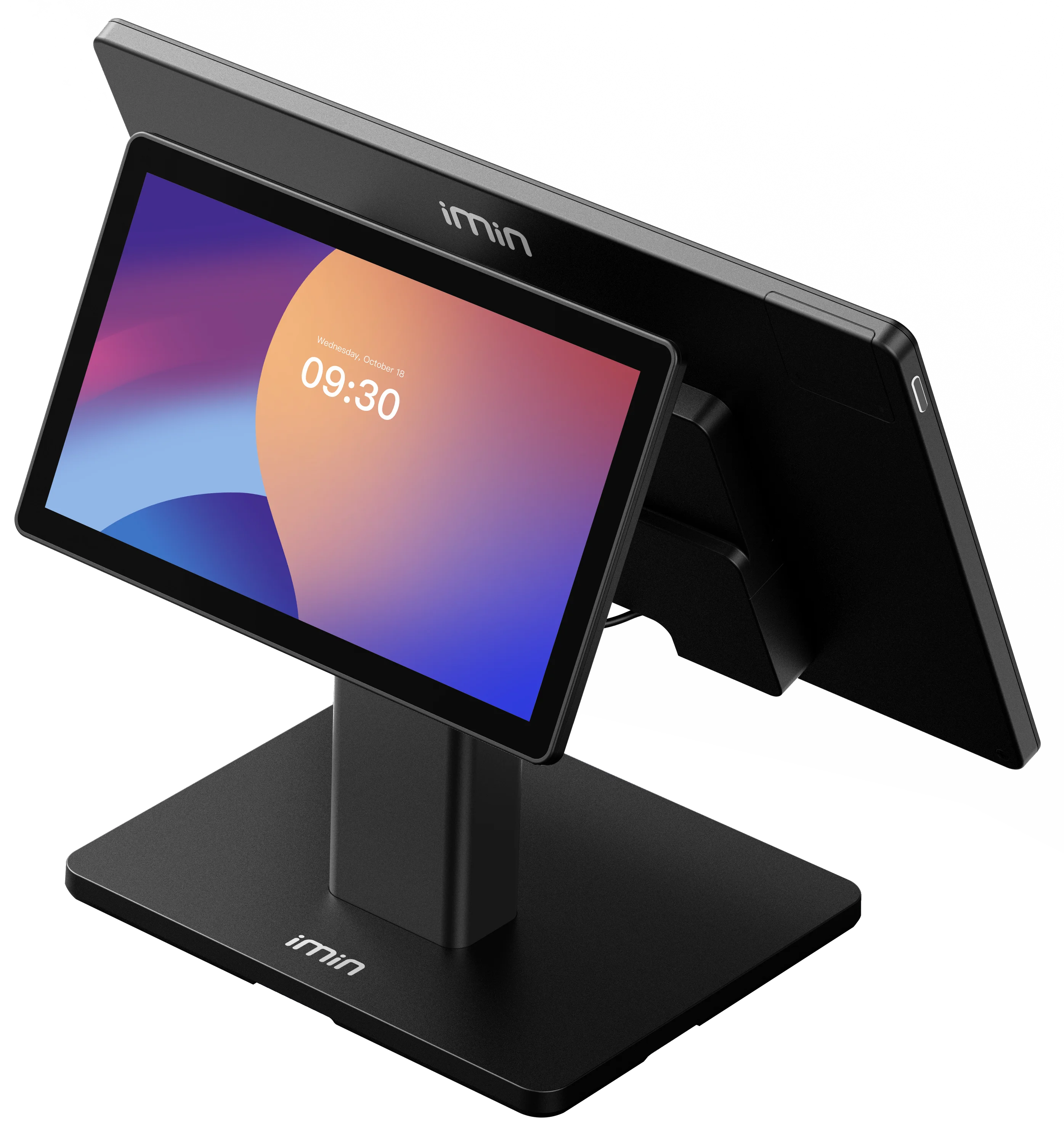 IMIN SWAN 2 ANDROID 13 8-CORE, 2.0GHZ 15.6"FHD+10.1"HD WIFI6 BT NFC GMS 4GB+64GB BLACK