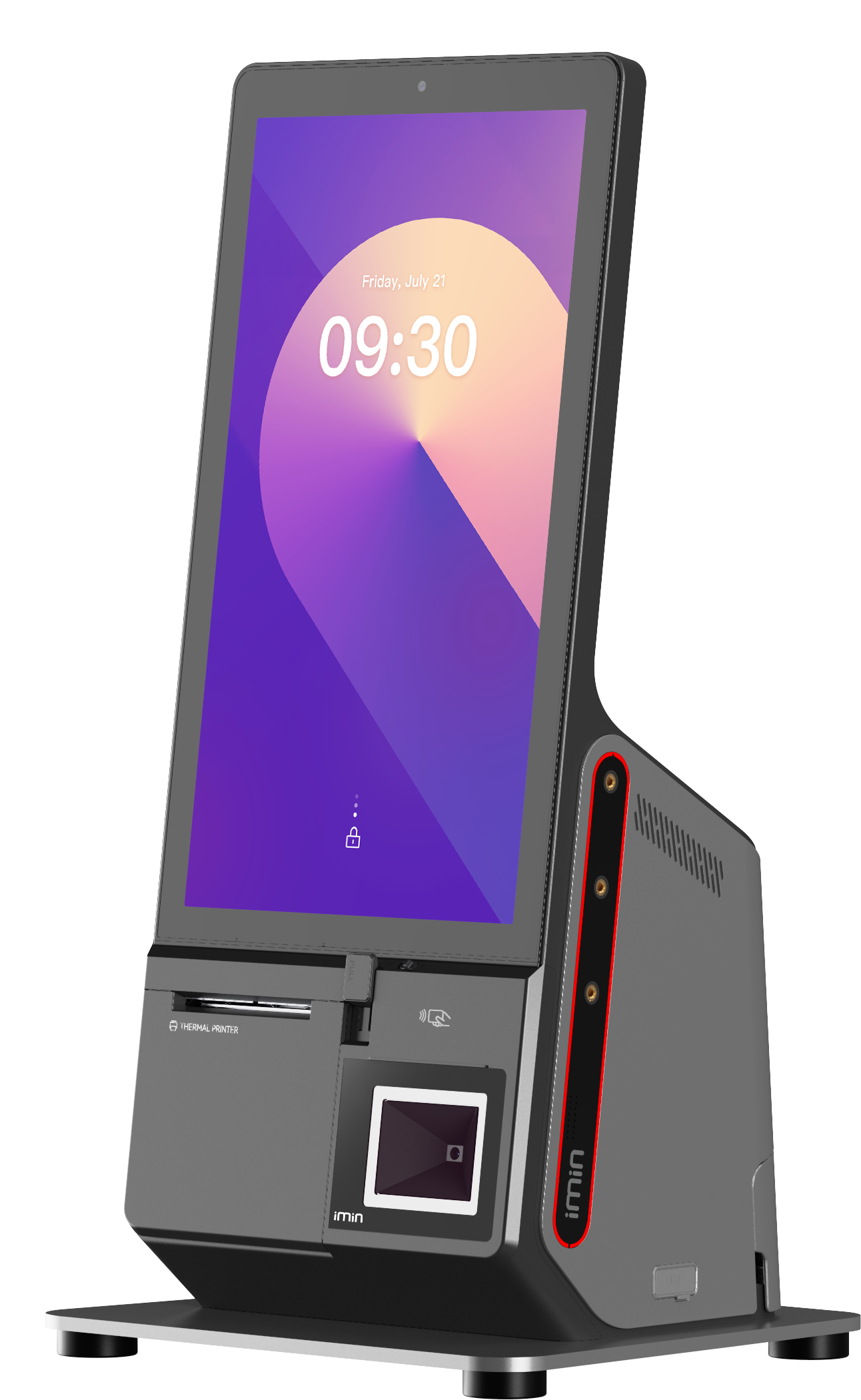 IMIN HERON 1 MINI ANDROID 15 8-CORE, 2.0GHZ 15.6" WIFI 6 BT NFC 80MM PRINTER SINGLE CAMERA STANDARD SCANNER GMS BLACK 8GB+128GB