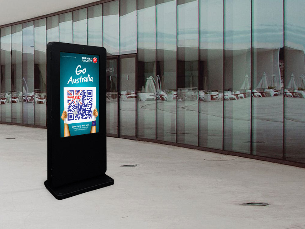 OT75E-T2 75" FREESTANDING PCAP OUTDOOR TOUCH SCREEN POSTER