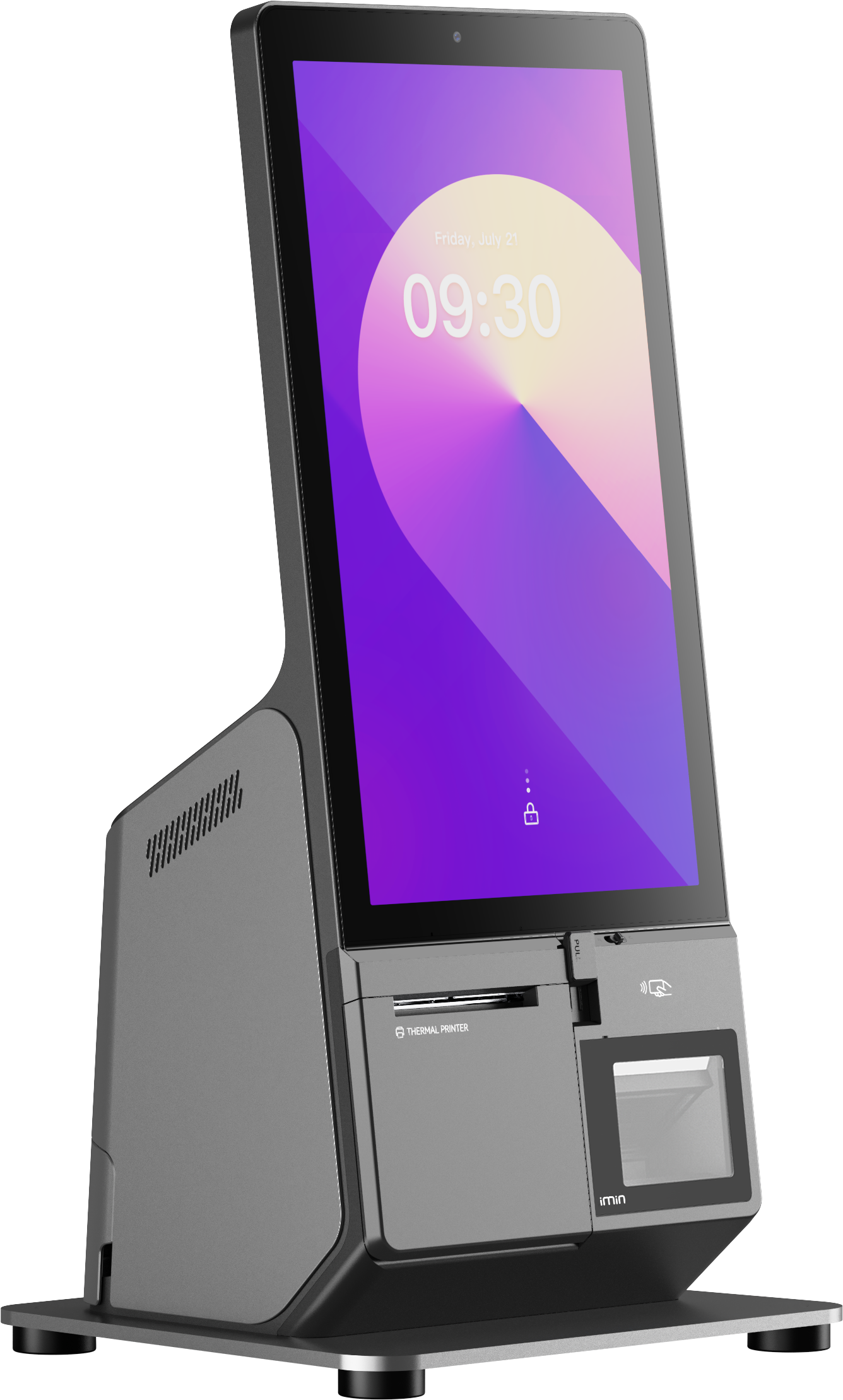 IMIN HERON 1 MINI (RETAIL EDITION) ANDROID 15 8-CORE, 2.0GHZ 15.6" WIFI 6 BT NFC 80MM PRINTER SINGLE CAMERA RETAIL SCANNER GMS BLACK 4GB+64GB