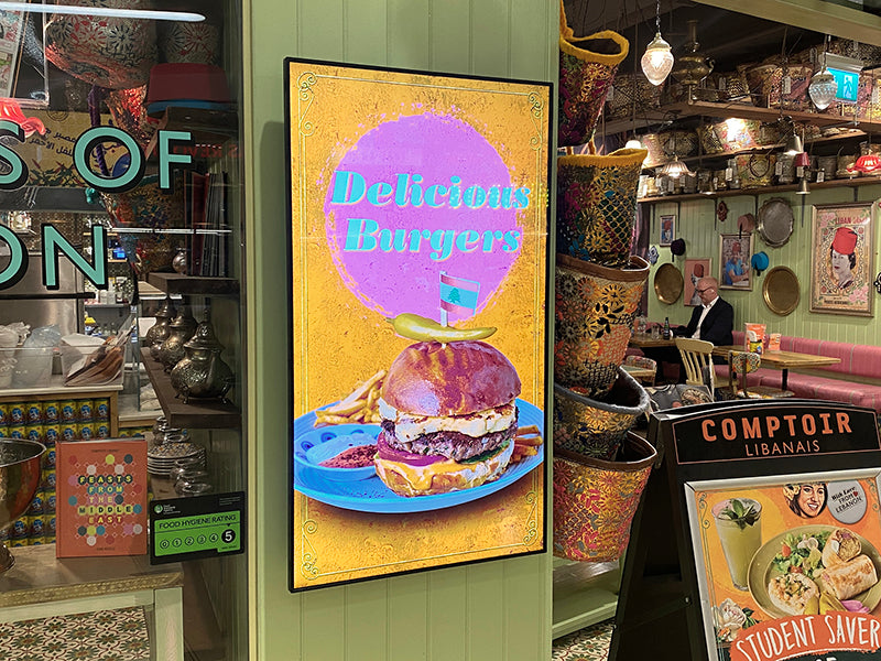 43" HIGH VIBRANCE ANDROID ADVERTISING DISPLAY