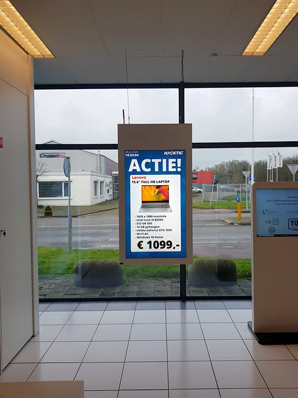43" Hanging Double-Sided Window Display
