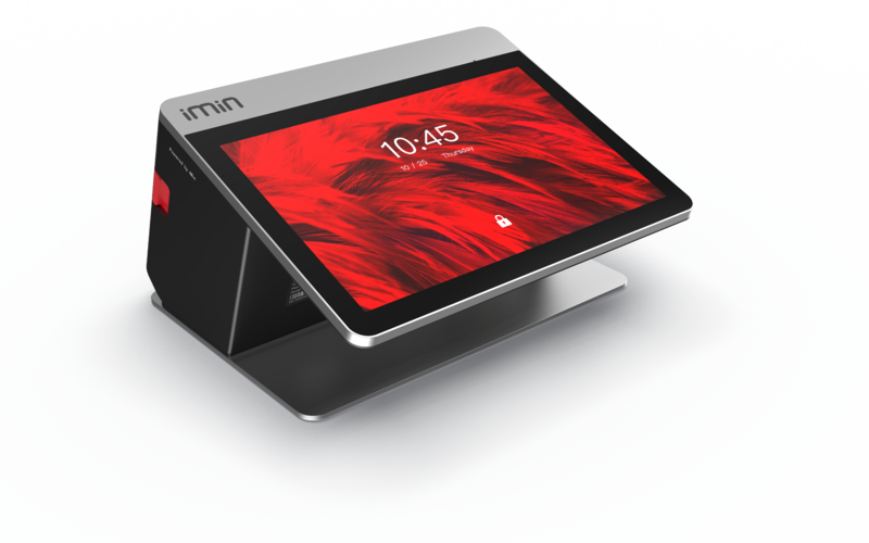 IMIN FALCON 1 ANDROID 11 10.1" SECONDARY 2.4" 8-CORE 2.0GHZ 0.3MP CAMERA 80MM PRINTER WIFI LTE BT GNSS 2GB+16GB BLACK