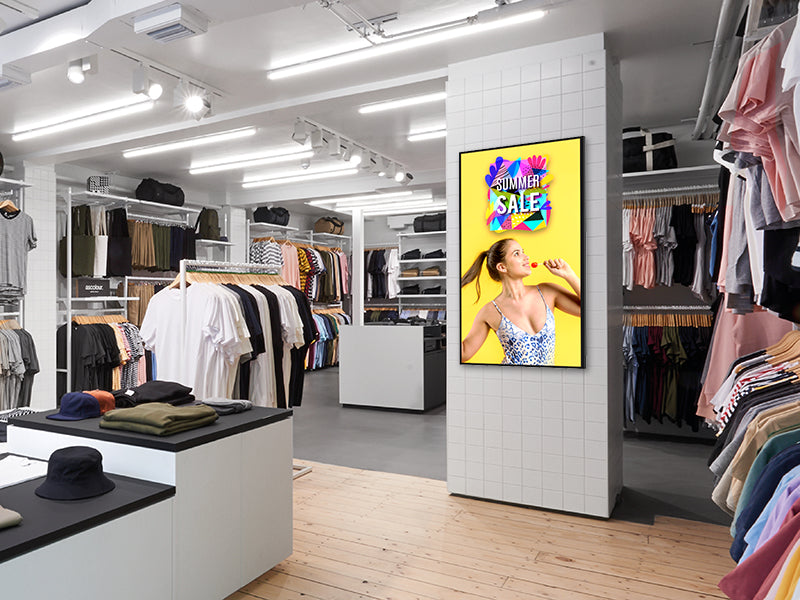 43" HIGH VIBRANCE ANDROID ADVERTISING DISPLAY