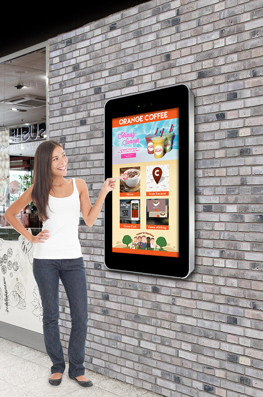 49" WALL-MOUNTED PCAP OUTDOOR TOUCH SCREEN