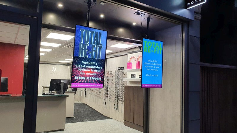 43" HIGH VIBRANCE ANDROID ADVERTISING DISPLAY