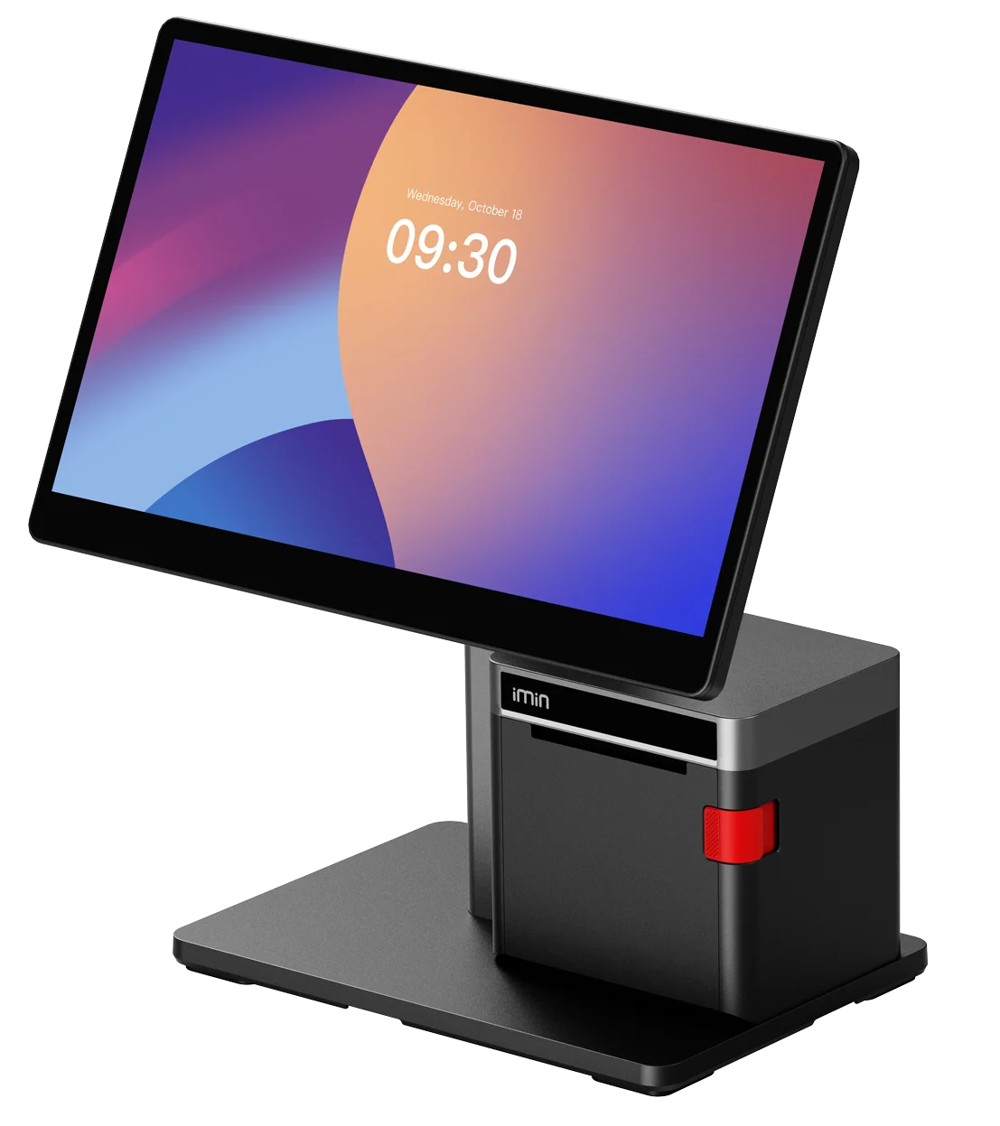 IMIN SWAN 2 PRO (PRINTER) ANDROID 15 8-CORE, 2.0GHZ CORE BOARD 15.6"FHD WIFI6 BT NFC 80MM PRINTER GMS 8GB+128GB BLACK