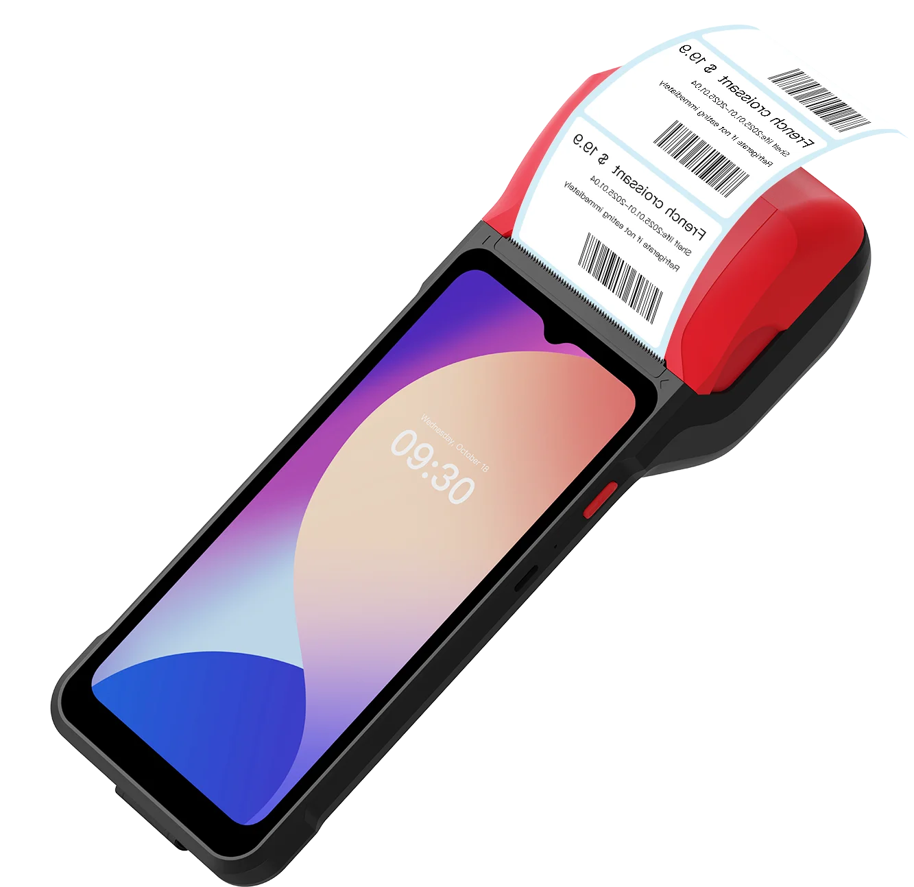 IMIN SWIFT 2 ULTRA ANDROID 13 8-CORE, 2.2GHZ 6.5" 7.7V 3350MAH BATTERY 5MP REAR CAMERA LTE WIFI BT GNSS 58MM PRINTER 4GB+64GB RED NFC FINGERPRINT ZEBRA SCANNER HAND STRAP ESIM PSAM GMS