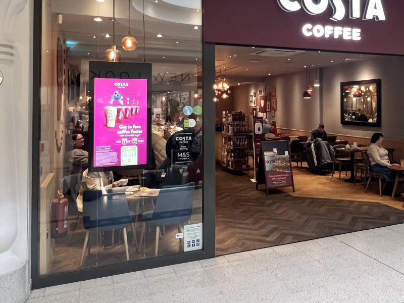 43" Hanging Double-Sided Window Display