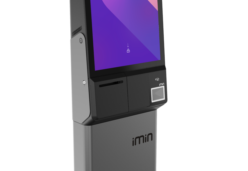 IMIN  HERON 1  ANDROID 15  8-CORE, 2.0GHZ  23.8"  WIFI 6  BT  NFC  80MM PRINTER  SINGLE CAMERA  STANDARD SCANNER  GMS  BLACK  4GB+64GB