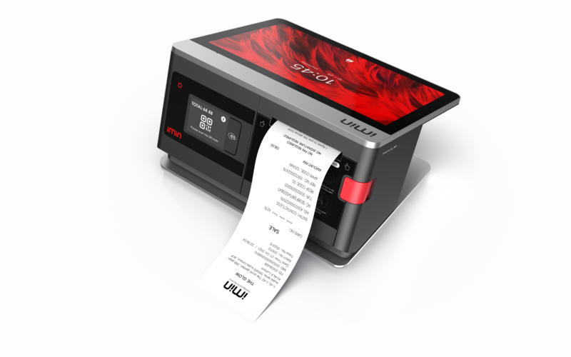 IMIN  FALCON 1  ANDROID 11  10.1"  SECONDARY 2.4"  8-CORE 2.0GHZ  0.3MP CAMERA  80MM PRINTER  WIFI  LTE  BT  GNSS  2GB+16GB  BLACK