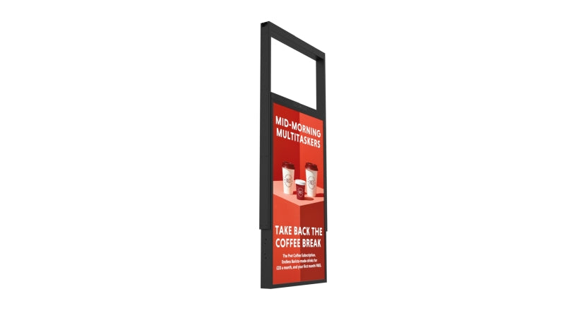 55" Ultra High Brightness Hanging Double-Sided Display [Black]