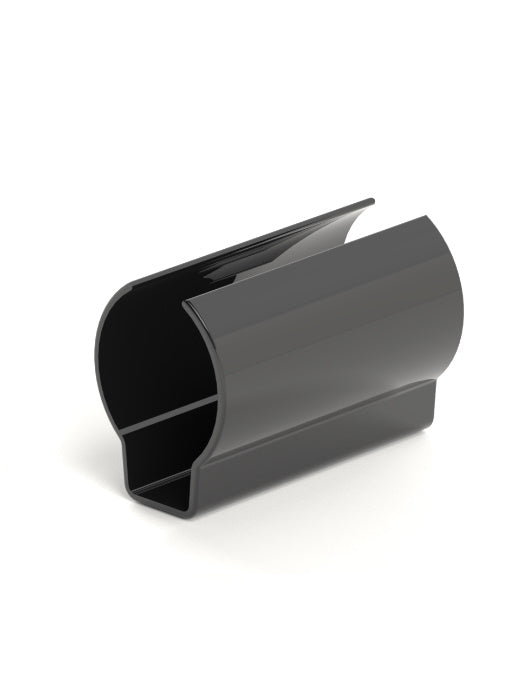 POSPOLE CABLE COVER 160MM BLACK