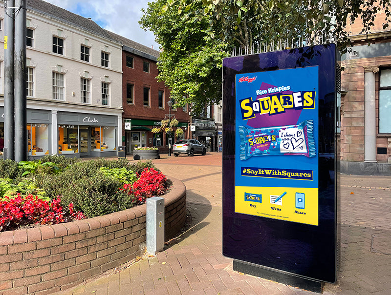 65" FREESTANDING OUTDOOR DIGITAL POSTER