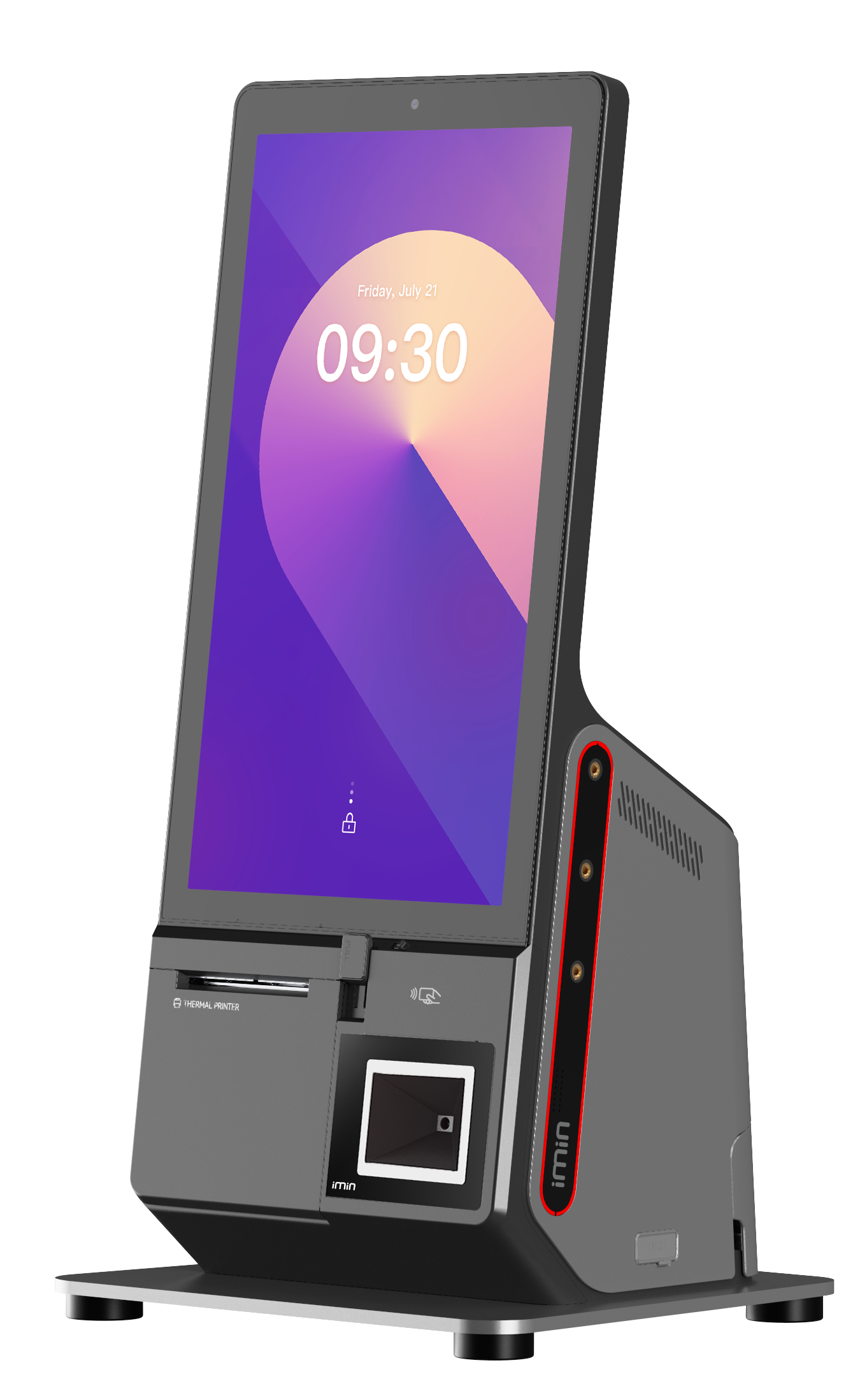 IMIN  HERON 1 MINI (RETAIL EDITION)  ANDROID 15  8-CORE, 2.0GHZ  15.6"  WIFI 6  BT  NFC  80MM PRINTER  DUAL CAMERA  RETAIL SCANNER  GMS  BLACK  8GB+128GB