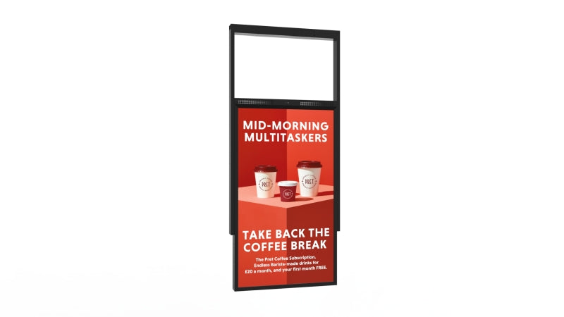 49" Ultra High Brightness Hanging Double-Sided Display [Black]