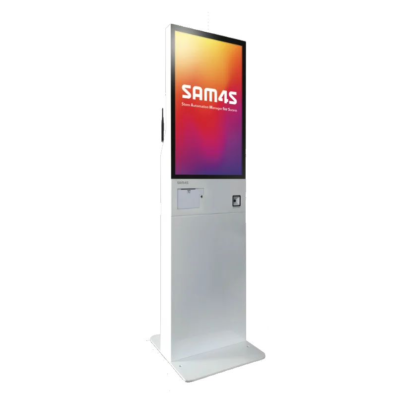 SAM4S KIOSK ASTRA SK-266 32" 128G WIN10 SCAN STAND+BASE WHITE