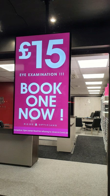 55" HIGH VIBRANCE ANDROID ADVERTISING DISPLAY
