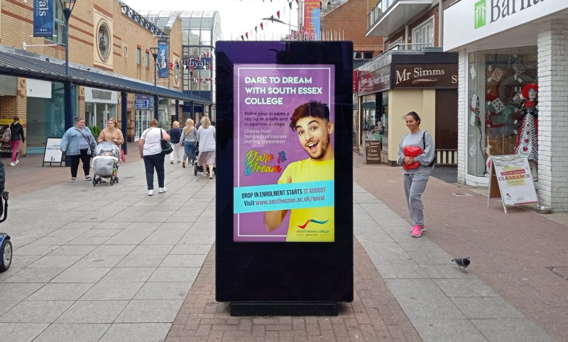 75" FREESTANDING OUTDOOR DIGITAL POSTER