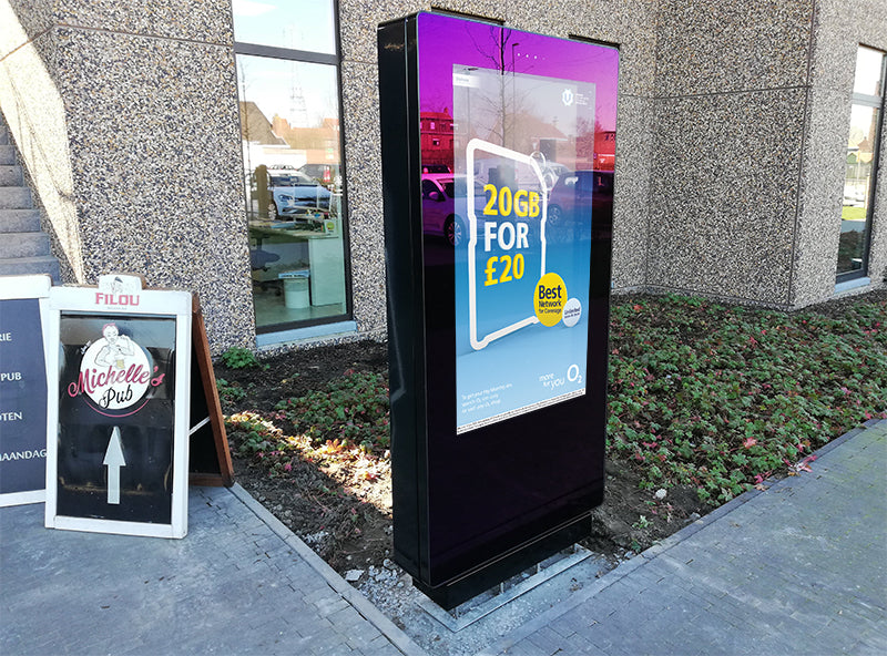 65" FREESTANDING OUTDOOR DIGITAL POSTER