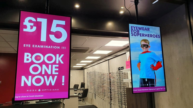 55" HIGH VIBRANCE ANDROID ADVERTISING DISPLAY