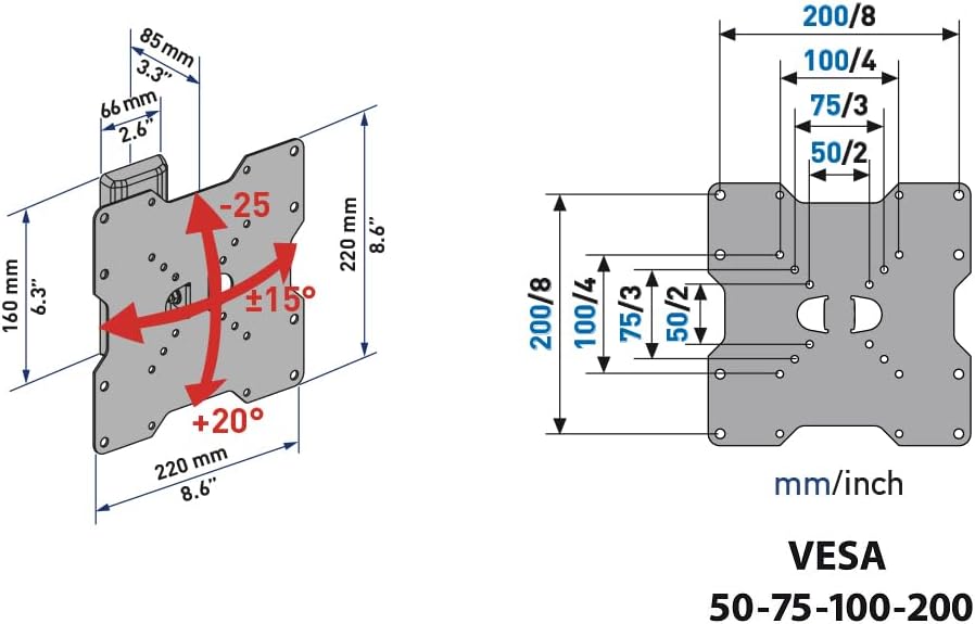 VESA BRACKET 200MM