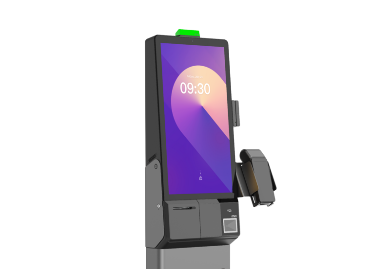 IMIN  HERON 1 (RETAIL EDITION)  ANDROID 15  8-CORE, 2.0GHZ  23.8"  WIFI 6  BT  NFC  80MM PRINTER  SINGLE CAMERA  RETAIL SCANNER  GMS  BLACK  8GB+128GB