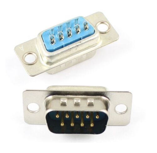 9 WAY 'D' MALE PLUGS