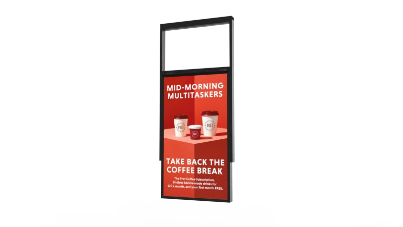 49" Ultra High Brightness Hanging Double-Sided Display [Black]
