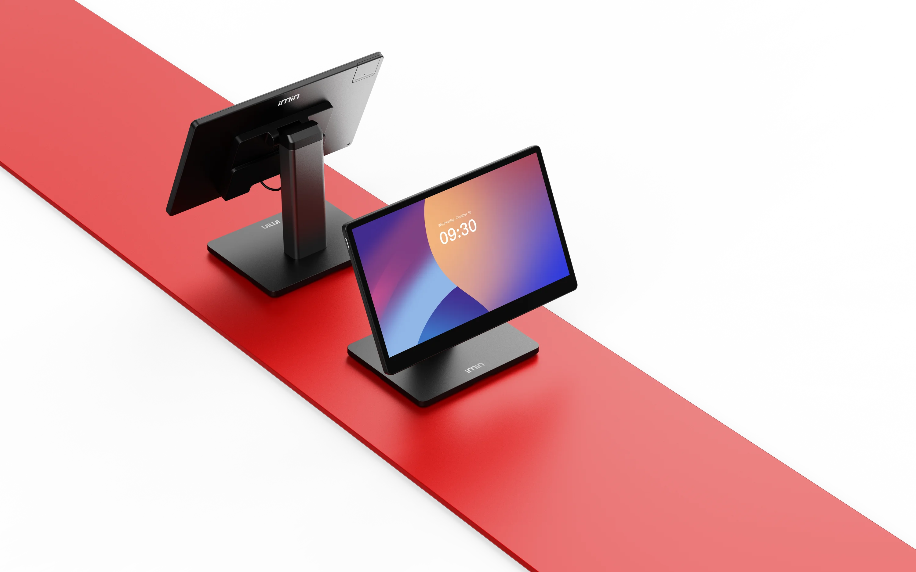 IMIN  SWAN 2 (PRINTER)  ANDROID 13  8-CORE, 2.0GHZ  15.6"FHD+15.6"FHD  WIFI6  BT  NFC  80MM PRINTER  4GB+64GB  BLACK