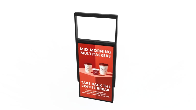 49" Ultra High Brightness Hanging Double-Sided Display [Black]
