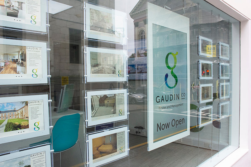 43" Hanging Double-Sided Window Display