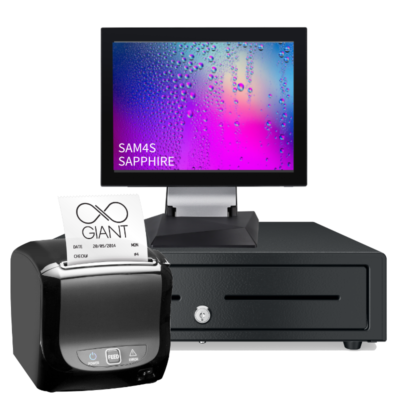 SAM4S SAPPHIRE 15" + SAM4S GIANT + DRAWER