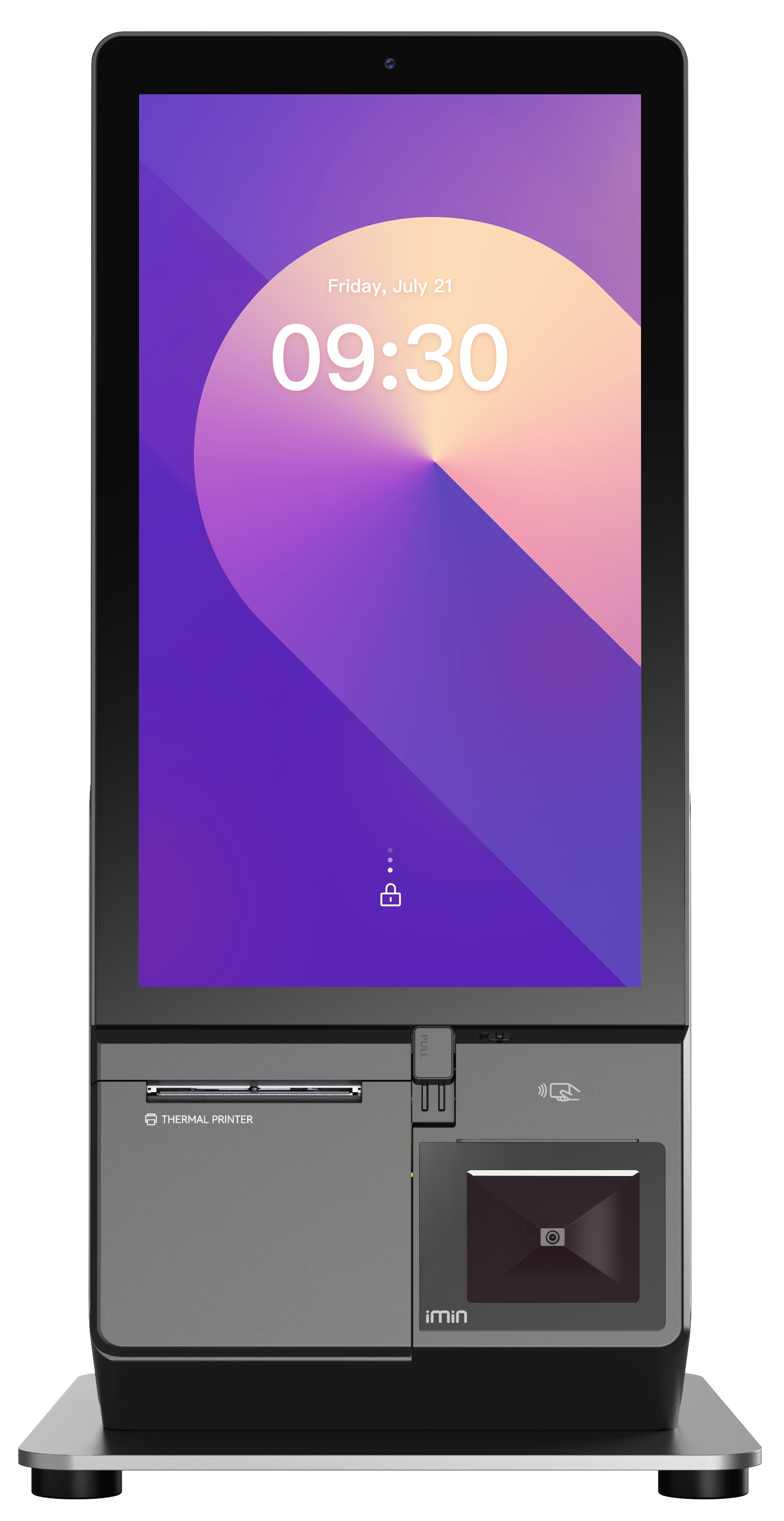 IMIN  HERON 1 MINI (RETAIL EDITION)  ANDROID 15  8-CORE, 2.0GHZ  15.6"  WIFI 6  BT  NFC  80MM PRINTER  DUAL CAMERA  RETAIL SCANNER  GMS  BLACK  8GB+128GB