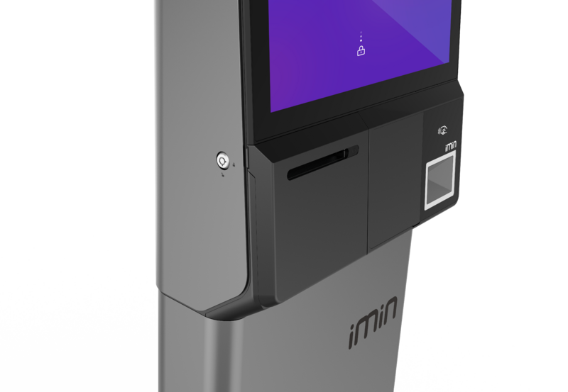 IMIN  HERON 1 (RETAIL EDITION)  ANDROID 15  8-CORE, 2.0GHZ  23.8"  WIFI 6  BT  NFC  80MM PRINTER  SINGLE CAMERA  RETAIL SCANNER  GMS  BLACK  4GB+64GB