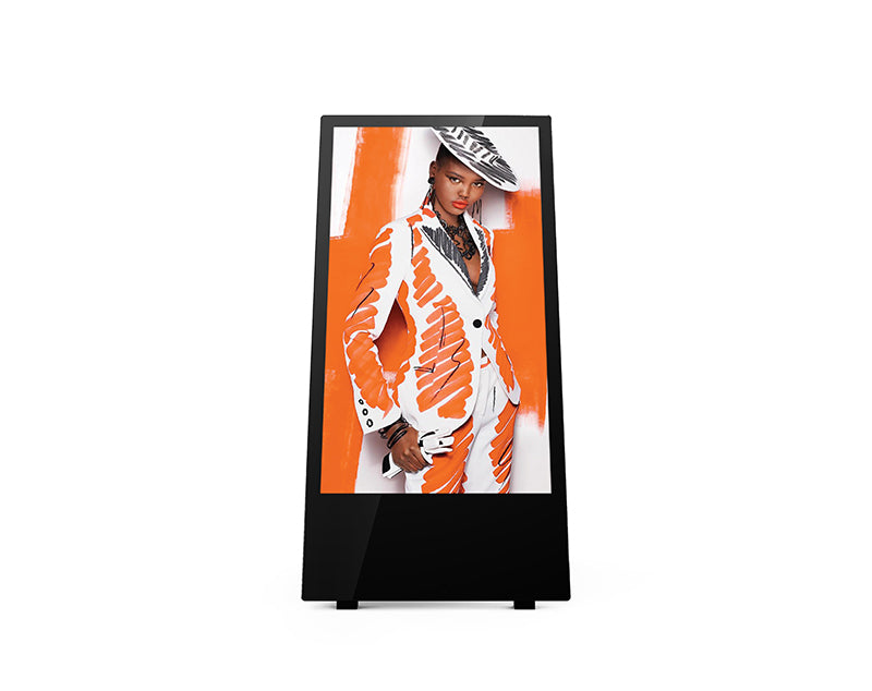 43" OUTDOOR DIGITAL ANDROID BATTERY A-BOARD BLACK - OAB43HD8-B