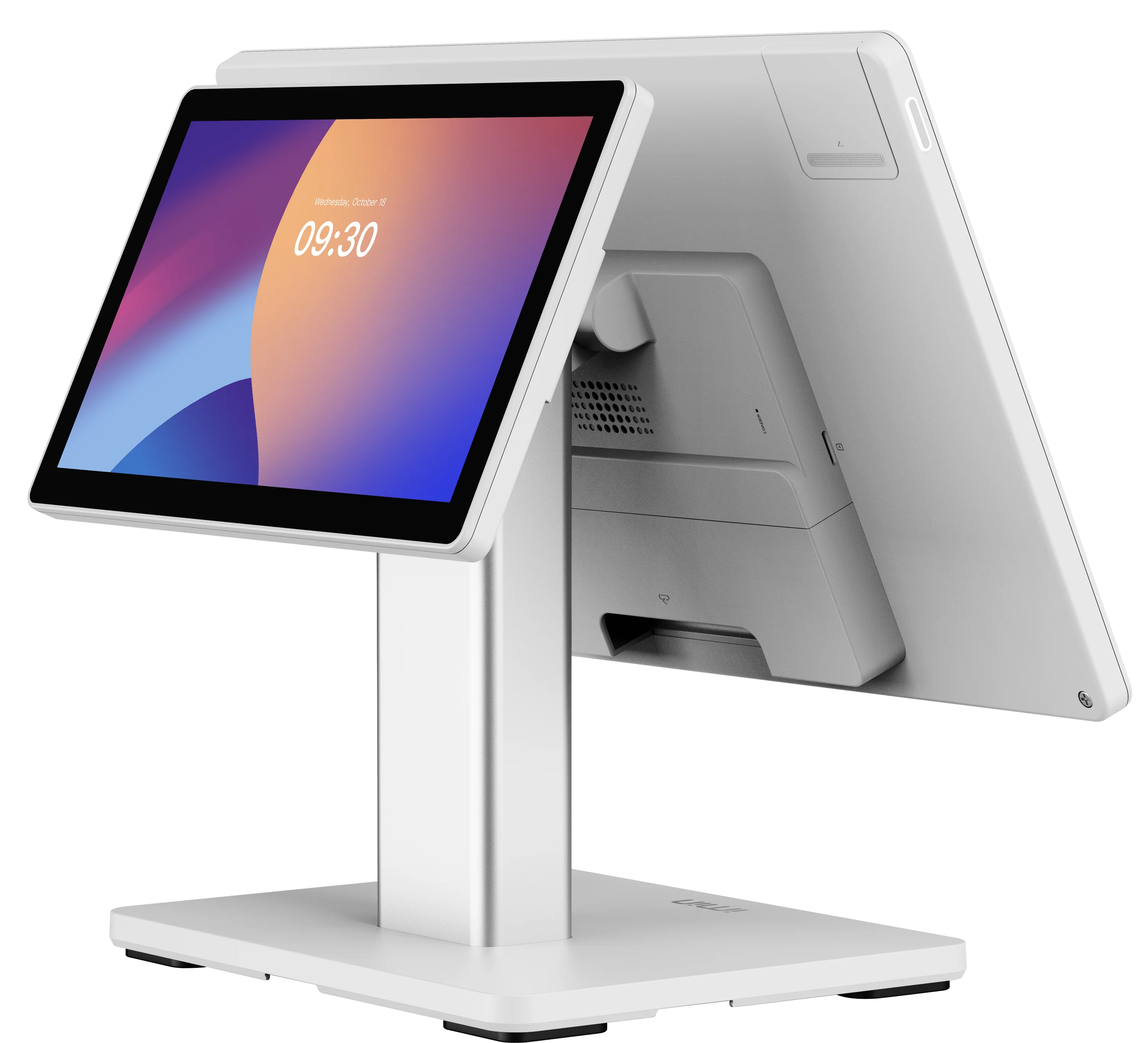 IMIN  SWAN 2  ANDROID 13  8-CORE, 2.0GHZ  15.6"HD+10.1"HD  WIFI6  BT  4GB+32GB  WHITE