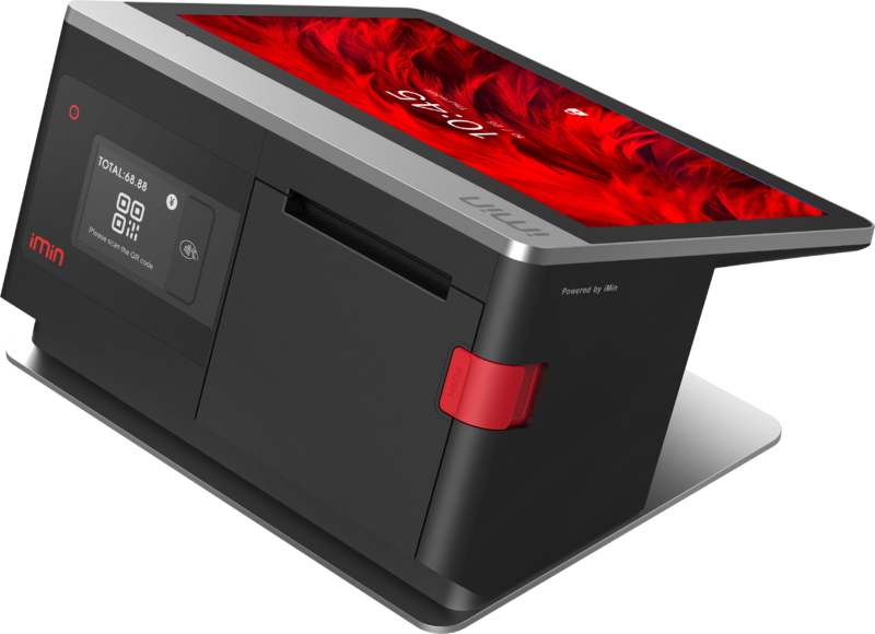 IMIN  FALCON 1  ANDROID 11  10.1"  SECONDARY 2.4"  8-CORE 2.0GHZ  0.3MP CAMERA  80MM PRINTER  WIFI  LTE  BT  GNSS  2GB+16GB  BLACK
