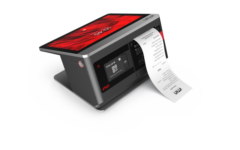 IMIN  FALCON 1  ANDROID 11  10.1"  SECONDARY 2.4"  8-CORE 2.0GHZ  0.3MP CAMERA  80MM PRINTER  WIFI  LTE  BT  GNSS  NFC  4GB+32GB  BLACK  GMS