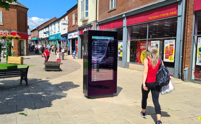 75" FREESTANDING OUTDOOR DIGITAL POSTER