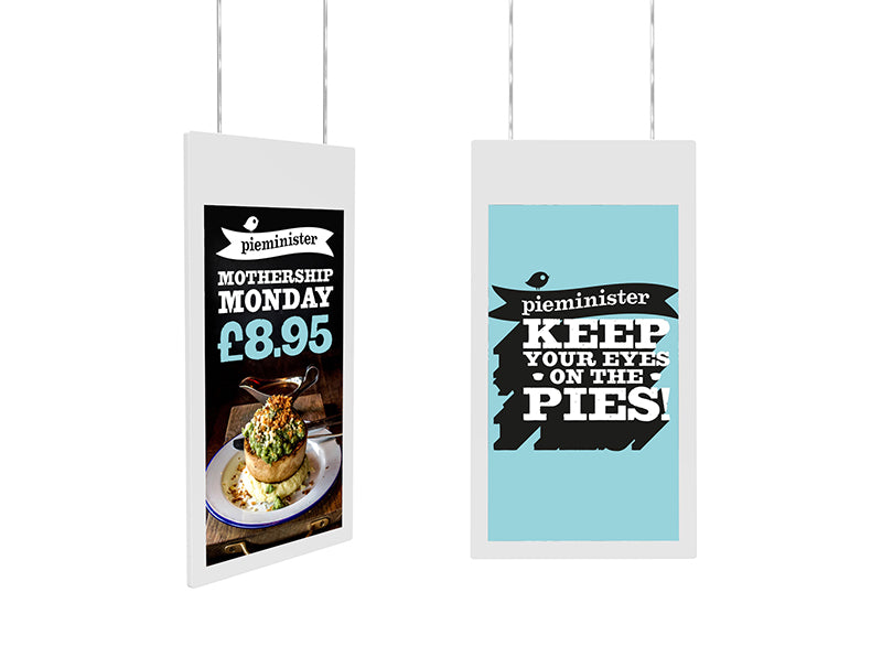 43" Hanging Double-Sided Window Display
