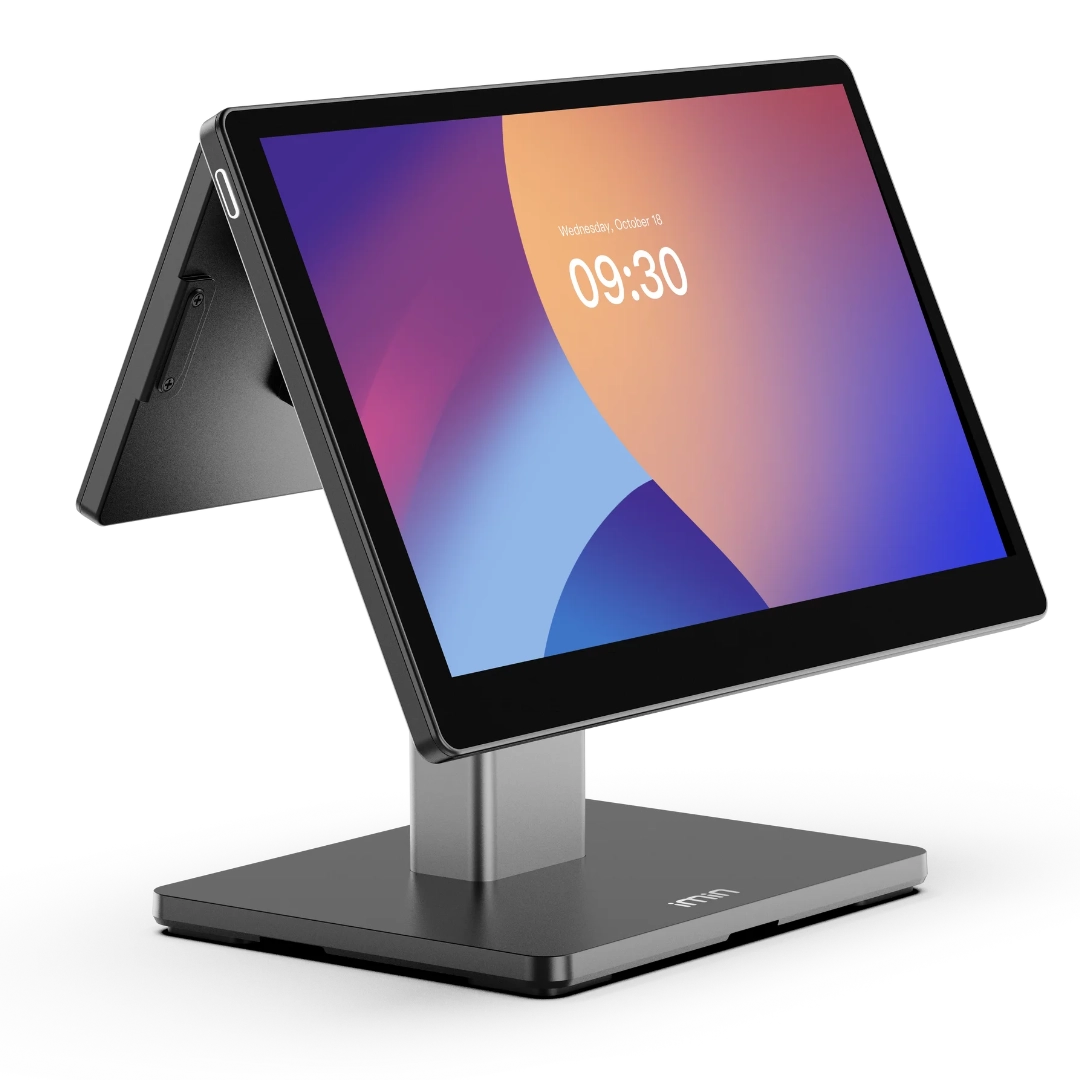 IMIN  SWAN 2  ANDROID 13  8-CORE, 2.0GHZ  15.6"HD+10.1"HD  WIFI6  BT  4GB+32GB  BLACK